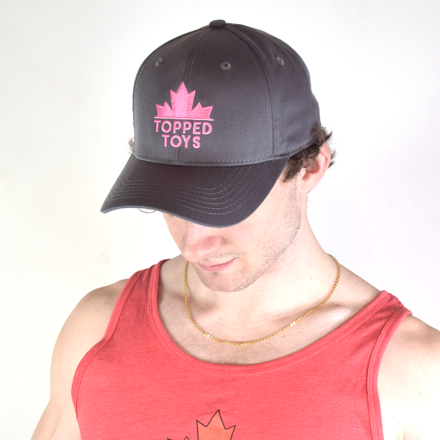 Topped Toys Baseball Hat Grey/Pink